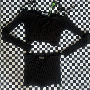 NWT DARKER WAVS Knit Set
